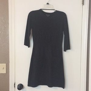 Black sweater dress